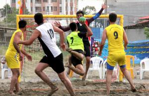 اردو تیم ملی هندبال ساحلی در آستارا